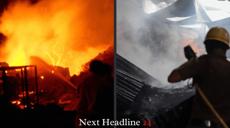 Fire in kolkata medicine factory